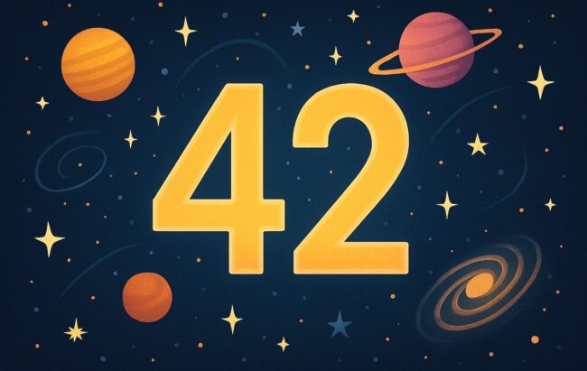 42: la risposta di Douglas Adams sul senso della vita