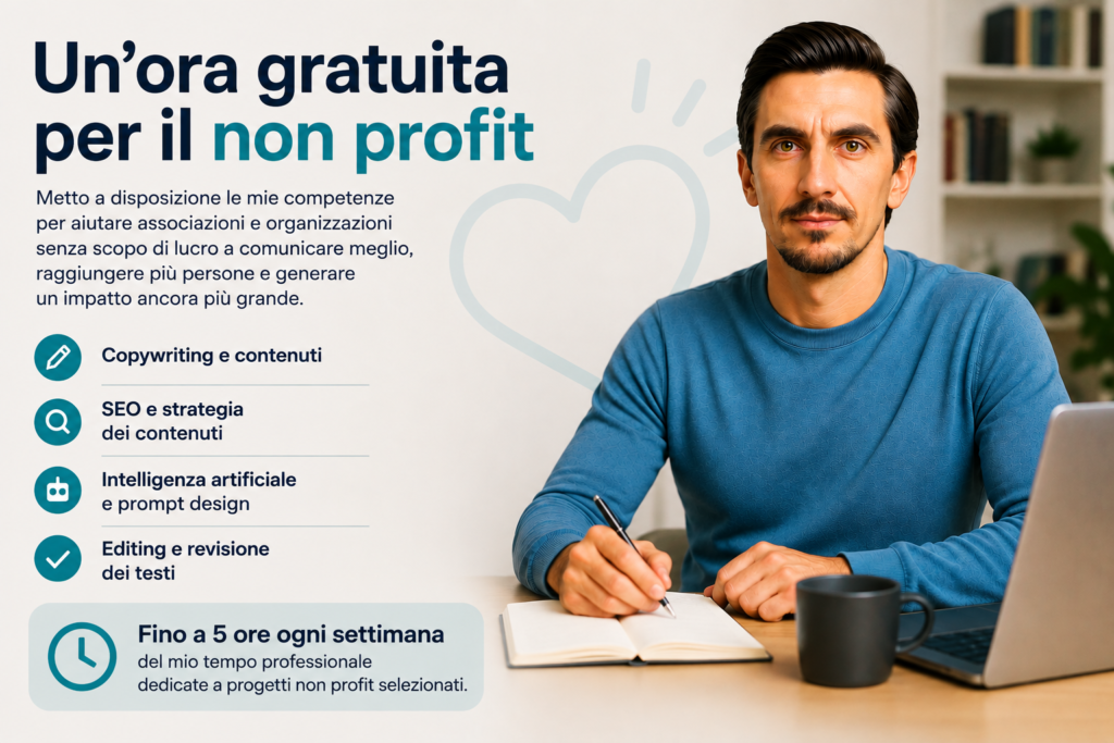Consulenza gratuita per non profit by Paolo Musano